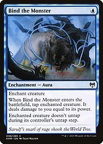 Glossy Finish Kaldheim Bind the Monster ( #48 )