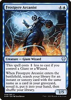 Glossy Finish Kaldheim Frostpyre Arcanist ( #58 )