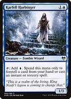 Glossy Finish Kaldheim Karfell Harbinger ( #65 )