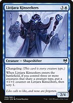 Glossy Finish Kaldheim Littjara Kinseekers ( #66 )