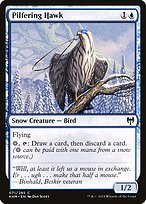 Glossy Finish Kaldheim Pilfering Hawk ( #71 )