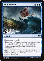 Glossy Finish Kaldheim Run Ashore ( #74 )