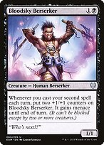 Glossy Finish Kaldheim Bloodsky Berserker ( #80 )