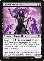 Glossy Finish Kaldheim Draugr Recruiter ( #87 )