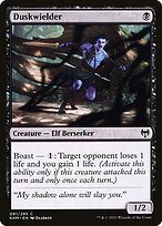 Glossy Finish Kaldheim Duskwielder ( #91 )