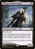 Glossy Finish Kaldheim Egon, God of Death // Throne of Death ( #92 )