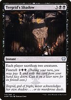 Glossy Finish Kaldheim Tergrid's Shadow ( #113 )