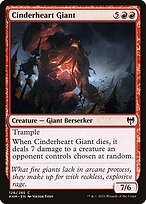 Glossy Finish Kaldheim Cinderheart Giant ( #126 )