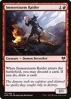 Glossy Finish Kaldheim Immersturm Raider ( #141 )