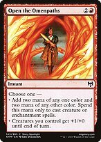 Glossy Finish Kaldheim Open the Omenpaths ( #143 )