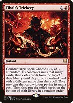 Glossy Finish Kaldheim Tibalt's Trickery ( #153 )