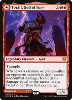 Glossy Finish Kaldheim Toralf, God of Fury // Toralf's Hammer ( #154 )