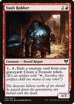 Glossy Finish Kaldheim Vault Robber ( #158 )