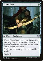 Glossy Finish Kaldheim Elven Bow ( #166 )