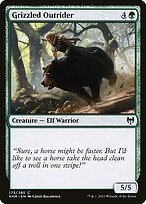 Glossy Finish Kaldheim Grizzled Outrider ( #173 )