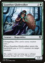 Glossy Finish Kaldheim Guardian Gladewalker ( #174 )
