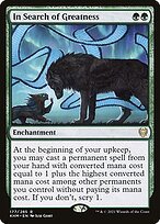 Glossy Finish Kaldheim In Search of Greatness ( #177 )