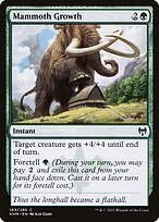 Glossy Finish Kaldheim Mammoth Growth ( #183 )
