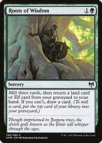 Glossy Finish Kaldheim Roots of Wisdom ( #190 )