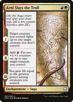 Glossy Finish Kaldheim Arni Slays the Troll ( #201 )