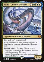 Glossy Finish Kaldheim Koma, Cosmos Serpent ( #221 )