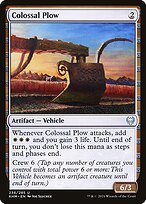 Glossy Finish Kaldheim Colossal Plow ( #236 )