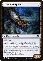 Glossy Finish Kaldheim Funeral Longboat ( #238 )
