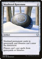 Glossy Finish Kaldheim Weathered Runestone ( #247 )