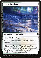 Glossy Finish Kaldheim Arctic Treeline ( #249 )