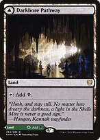 Glossy Finish Kaldheim Darkbore Pathway // Slitherbore Pathway ( #254 )