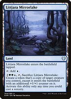 Glossy Finish Kaldheim Littjara Mirrorlake ( #264 )
