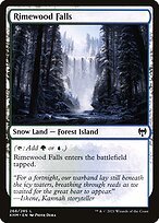 Glossy Finish Kaldheim Rimewood Falls ( #266 )