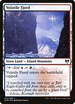 Glossy Finish Kaldheim Volatile Fjord ( #273 )