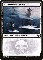 Glossy Finish Kaldheim Snow-Covered Swamp ( #280 )