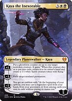 Glossy Finish Kaldheim Kaya the Inexorable ( #288 )