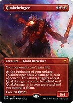 Glossy Finish Kaldheim Quakebringer ( #297 )