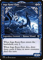 Glossy Finish Kaldheim Inga Rune-Eyes ( #304 )