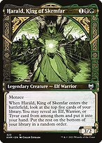 Glossy Finish Kaldheim Harald, King of Skemfar ( #323 )