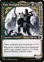 Glossy Finish Kaldheim Maja, Bretagard Protector ( #327 )