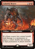 Glossy Finish Kaldheim Calamity Bearer ( #356 )