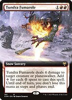 Glossy Finish Kaldheim Tundra Fumarole ( #361 )