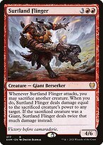 Glossy Finish Kaldheim Surtland Flinger ( #377 )