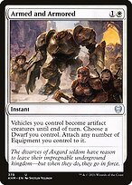 Glossy Finish Kaldheim Armed and Armored ( #379 )