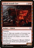 Glossy Finish Kaldheim Gilded Assault Cart ( #390 )