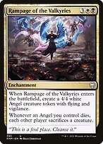 Glossy Finish Kaldheim Rampage of the Valkyries ( #393 )
