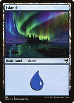 Glossy Finish Kaldheim Island ( #395 )