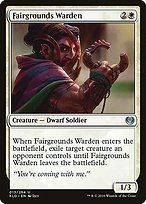 Matte Finish Kaladesh Fairgrounds Warden ( #13 )