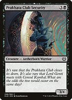 Matte Finish Kaladesh Prakhata Club Security ( #98 )