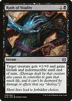 Matte Finish Kaladesh Rush of Vitality ( #99 )