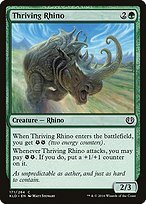 Matte Finish Kaladesh Thriving Rhino ( #171 )